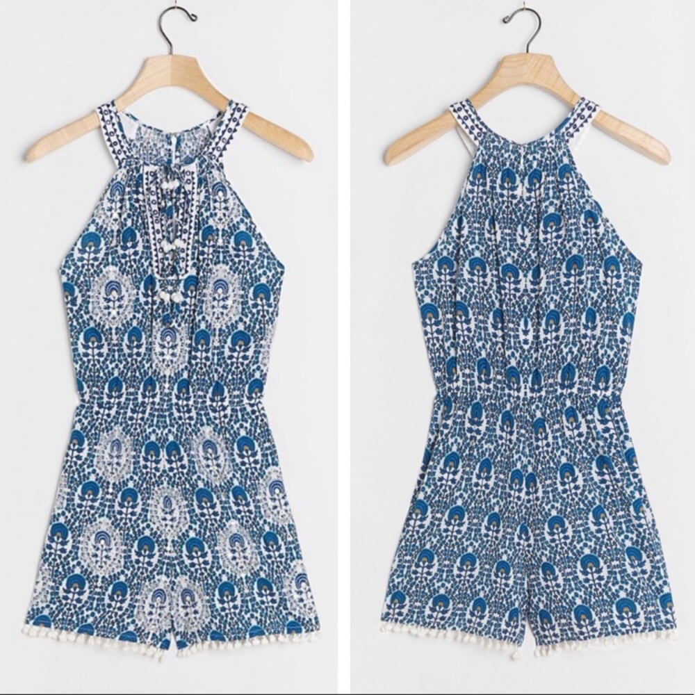 Ranna Gill Embellished Pom Pom Romper!